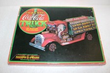 Coca-Cola Spielzeug Auto Lastwagen Kartonmodell 1986 USA Lasertec kit Bausatz
