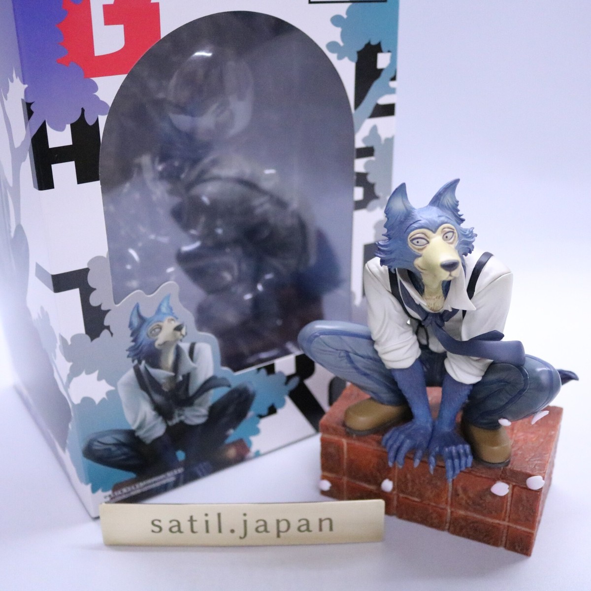 USED] Mega House BEASTARS Legosi Complete Figure 160mm Sculptor
