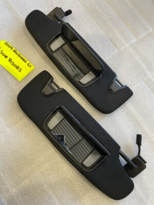 19 FORD MUSTANG 5.0 GT OEM LEFT RIGHT SUNVISORS BLACK 15-22 | eBay
