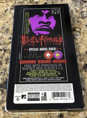Busta Rhymes VHS video Gimme Some More full version E.L.E. 1998