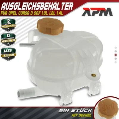 Ausgleichsbehälter mit Deckel für Opel Corsa D S07 Corsa D Van 1.0L 1.2L 1.4L - Bild 1 von 4