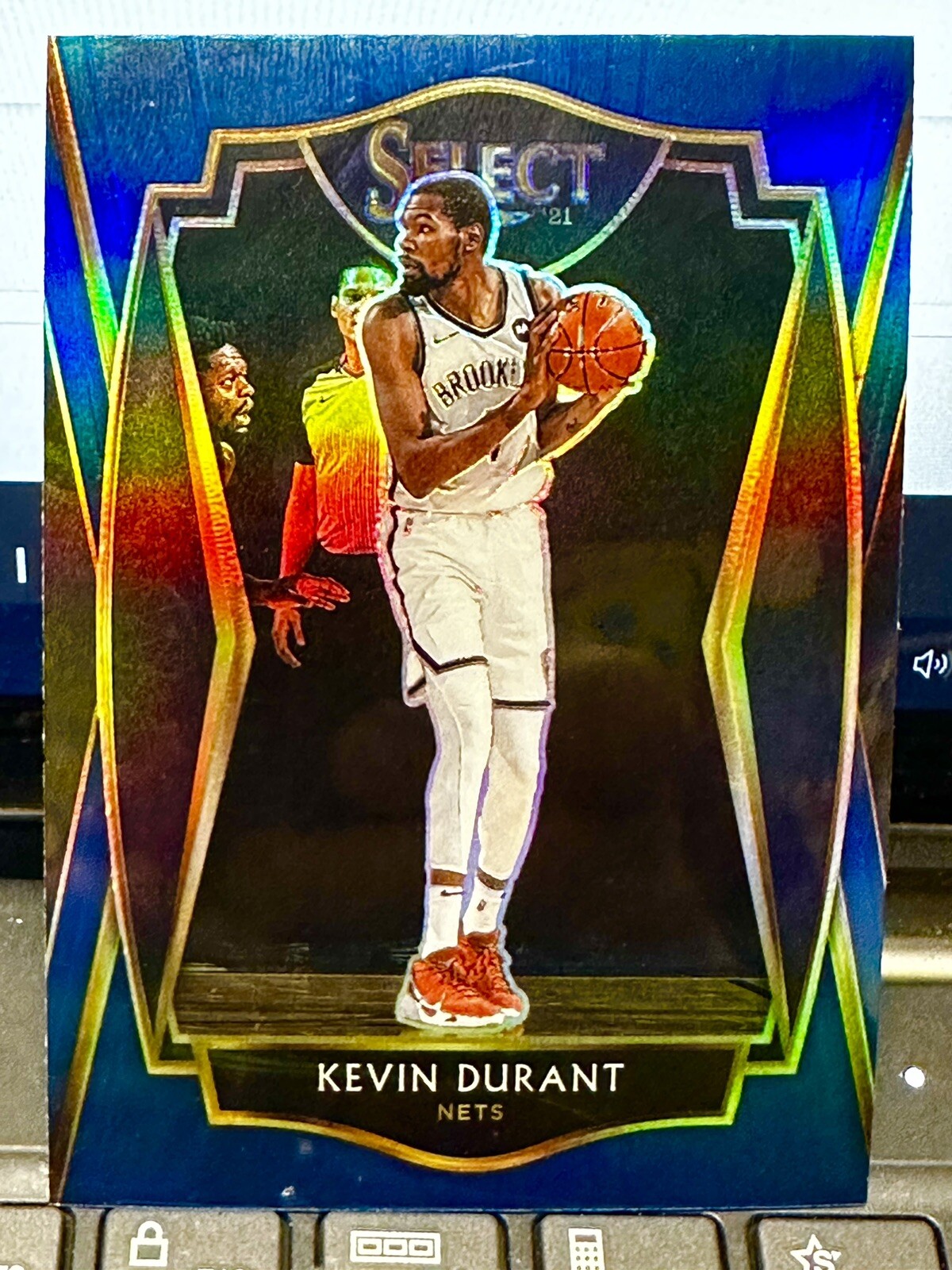 2020-21 Select Kevin Durant Blue White Purple Ice Prizm Premier Level #101