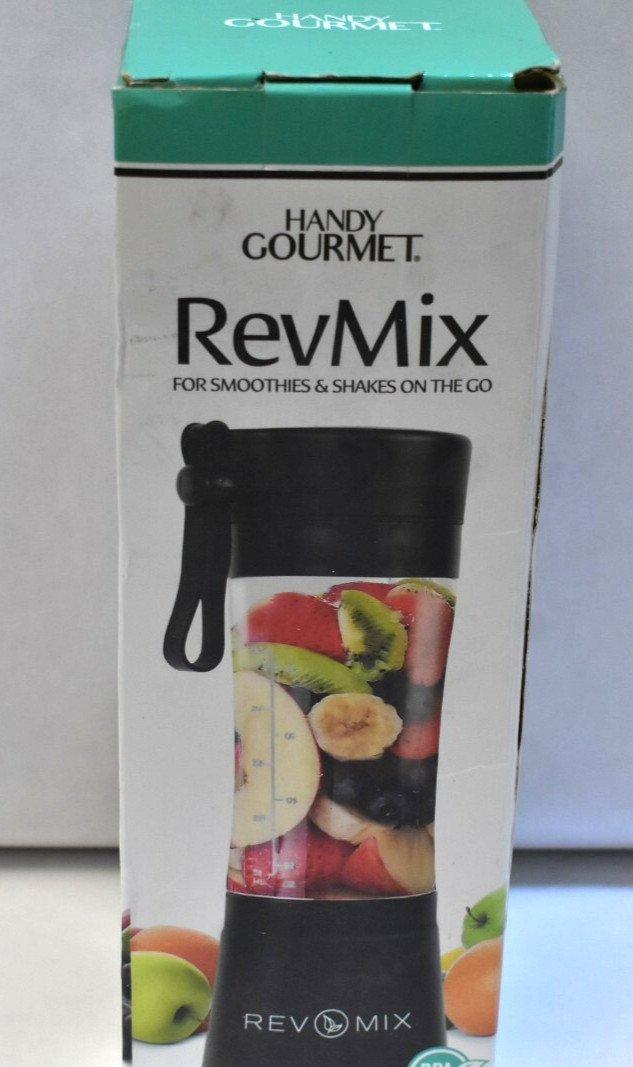 RevMix Cordless USB Rechargeable Mini Portable Blender For Smoothies and Shakes