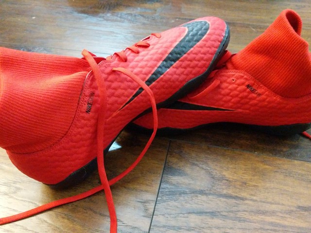 NIKE HYPERVENOM X PHELON III DF IC INDOOR SOCCER SHOES SIZE 10.5 RED 917768-616 | eBay