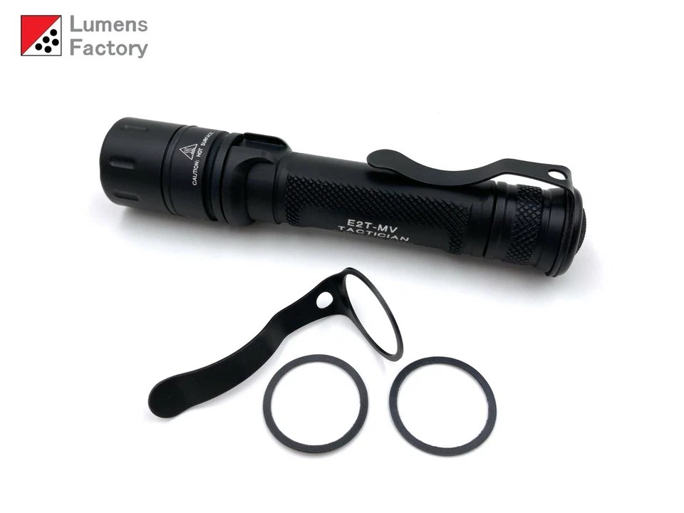 LUMENS FACTORY Deep Pocket Carry Clip for Surefire E2T-MV Tactician Flashlight
