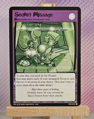 Neopets TCG: Secret Passage 224/234 - Base Set - LP Condition