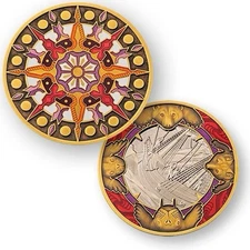 2015 Compass Rose - Bear Island - New Unactivated Geocoin