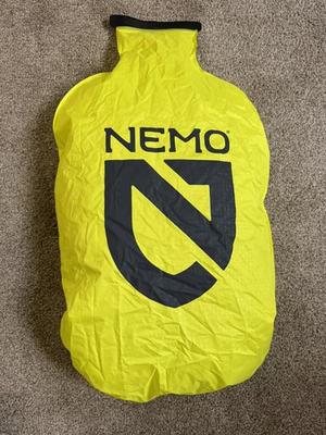 #ad NEMO Vortex Pump Sack Sleeping Pad Inflator 17x30” yellow $19.50