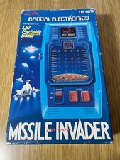 Vintage Bandai Missile Invader LCD Handheld LSI Vintage Game Japan