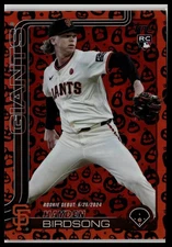 2025 Topps Update #US34 Hayden Birdsong Holiday Jack O’Lantern
