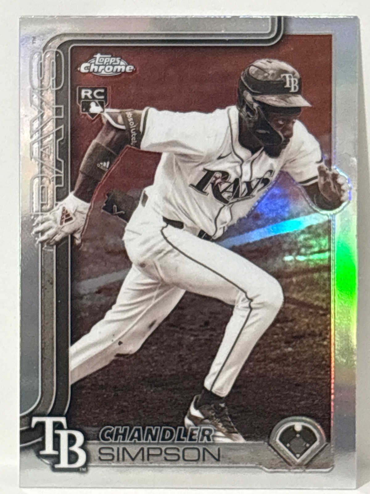 2025 Topps Chrome Update Series - Chandler Simpson #USC179 Sepia Refractor (RC)