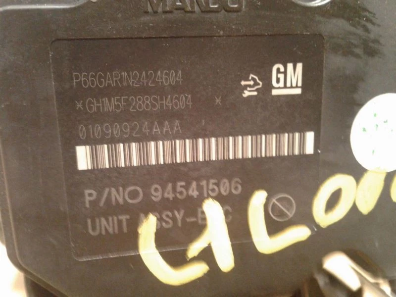 Módulo de bomba de freno ABS 2015 BUICK ENCORE Active Brake JL4 94541506  Foto 3 de 4