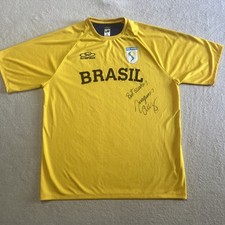 Olympikus Brazil Team Jersey Autograph By 1984 Olympic Gold 800 M Joaquin Cruz L