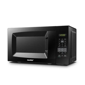 Micro-ondes de comptoir Four 0.7cu.ft 700W EM720CPL-PMB Le bruit noir est allumé ou éteint ECO Mode