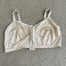 Caromed Breast Augmentation Bra Post-Op Compression Adjustable Front Zipper