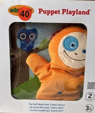 Edushape Puppet Playland Soft Plush Baby  s 1st Book New Stimulating Pretend Toy