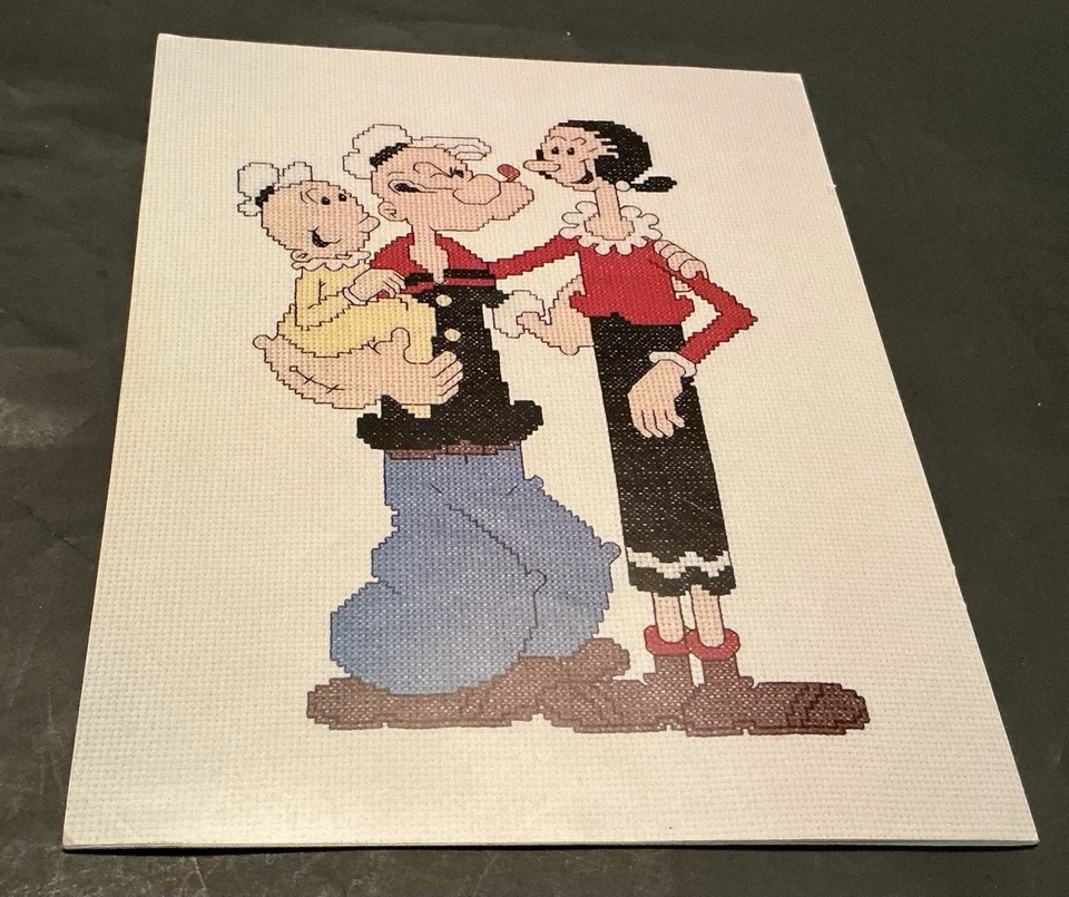 Popeye & Friends Counted Cross Stitch Debra Designs 1985 Patterns Booklet - Image 2 of 4