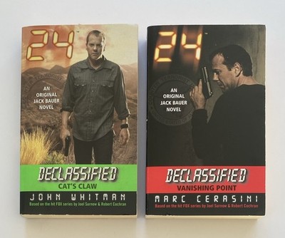 24: Declassified Vanishing Point & Cat s Claw (Paperback Book Lot Of 2)