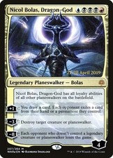 Nicol Bolas, Dragon-God -Foil Near Mint MTG Promos: Prerelease Cards