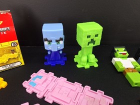 Minecraft Lot Mattel Creator Series Mcdonalds Lego 21102 FNAF Figures Minis