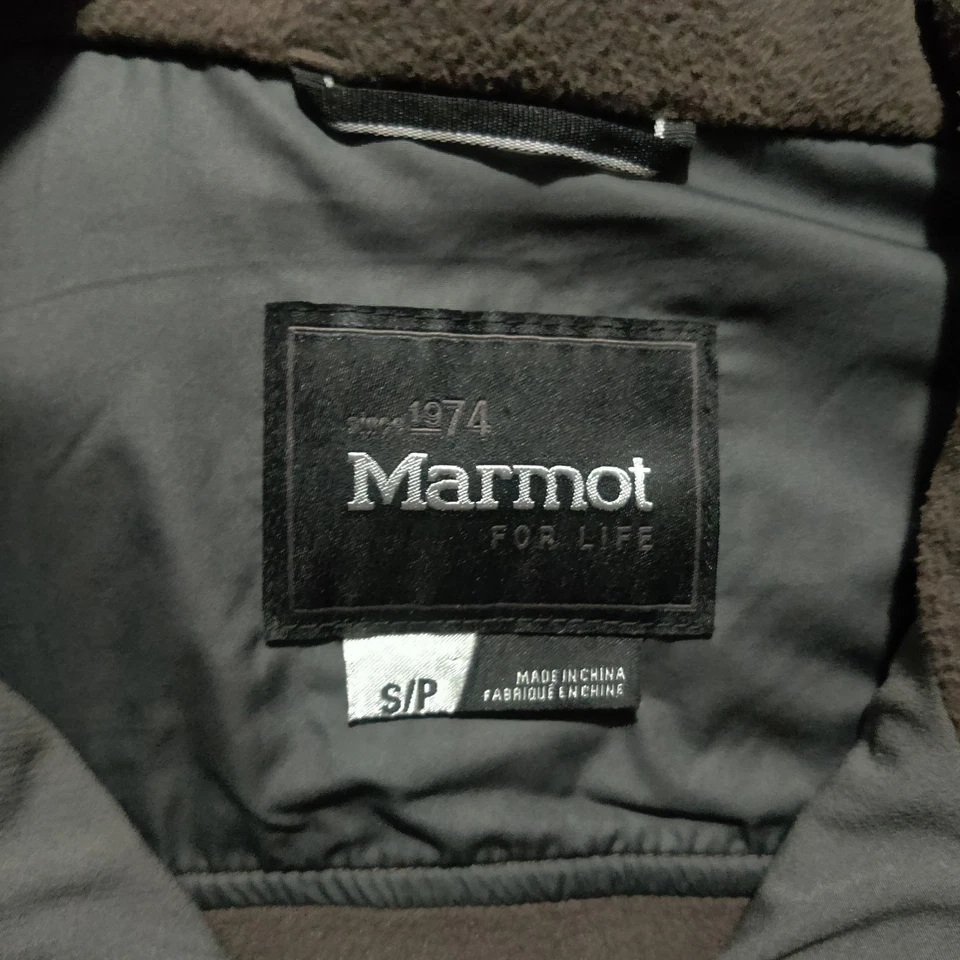 Chaqueta Abrigo Hombre Marmot Hawkins Verde Oliva Polar Peso Medio Senderismo Pequeño Nuevo Foto 3 de 4