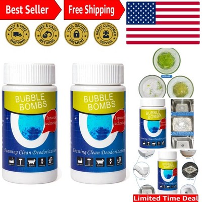 2 Pcs Magic Bubble Bombs Drain Cleaner - Powerful Fast Foaming Dredge Agent