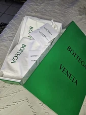 Bottega Veneta Green Cardboard Storage Shoes Empty Box With Dust Bags