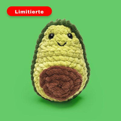 Avacado  Amigurumi Häkelset   DIY Crochet Kit für Anfänger, Tier Häkelpaket