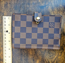 Louis Vuitton Damier Ebene Brown Snap Closure 6-Ring Agenda Organizer Women