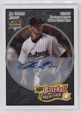2008 Upper Deck Baseball Heroes Black Auto /150 JR Towles #73 Rookie Auto RC