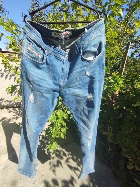 Men Diesel Jeans Blue Denim 36 / XL / 50
