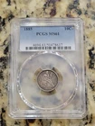 1885 Seated Liberty Dime PCGS MS61
