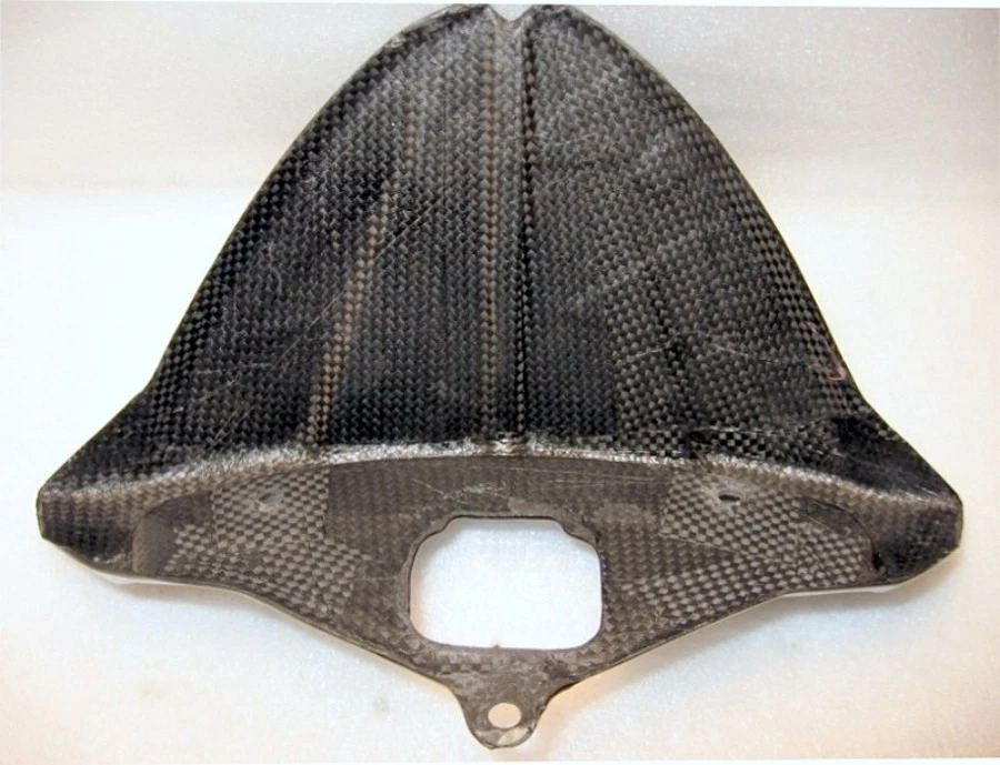 DUCATI SBK 848 1098 1198 CARBON INSTRUMENT DASHBORD PANEL GAUGE COVER plain weav - Image 2 of 4