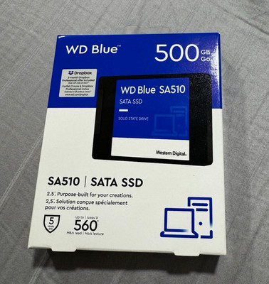 Western Digital WD Blue SA510 500GB 2.5in SATA III Internal SSD WDS500G2B0A