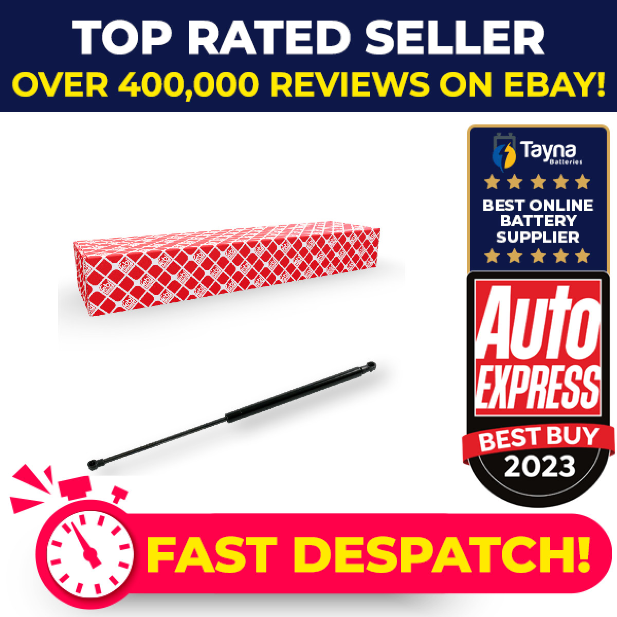 Boot Gas Strut 174339 Febi Spring Lift Tailgate Rear 50509830 9807899380 Quality