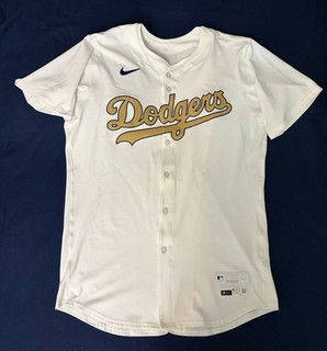 Dodgers Team Issued Gold Program Game Unused Jersey 2025 Size 48T Shohei Ohtani