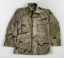 US Military Army Jacket Small-REG Coat Desert Storm Camo Combat Field Ripstop