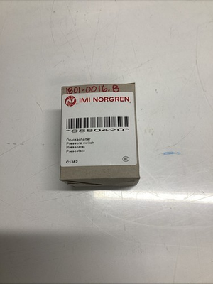 #ad 0880420 Pressure Switch IMI NOR GREN Sensor N 349 $129.99