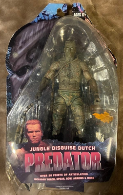 NECA Predator Jungle Disguise Dutch Action Figure Rare Item | eBay