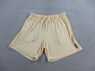 Comfrt Shorts Womens Large Yellow Cloud Lounge Soft Stretchy Comfortable Cozy