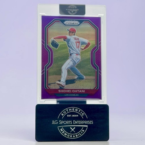 Shohei Ohtani 2021 Panini Prizm Baseball Purple Prizm #183