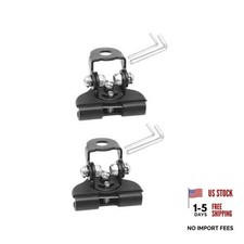 Osilly Car LED Light Bar Mounting Bracket, 2PCS Adjustable Vehicle Pillar Black