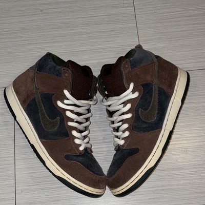 USED Nike SB Dunk High Size 11.5 Paul Brown 2003 305050 431 Green Sz