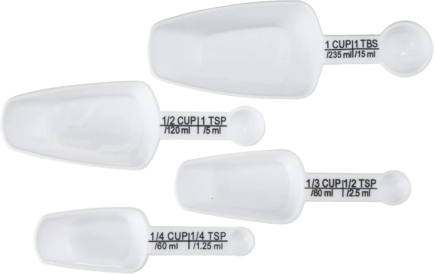 Measuring Scoop/Spoon Combo, White