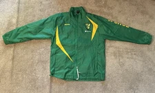 Norwich City Training Jacket With Zipped Green Errea Nylon Mens Size XL