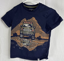 Tommy Bahama Boys T-Shirt Size 5/6   Truck in Mountains Graphic Tee Adventure