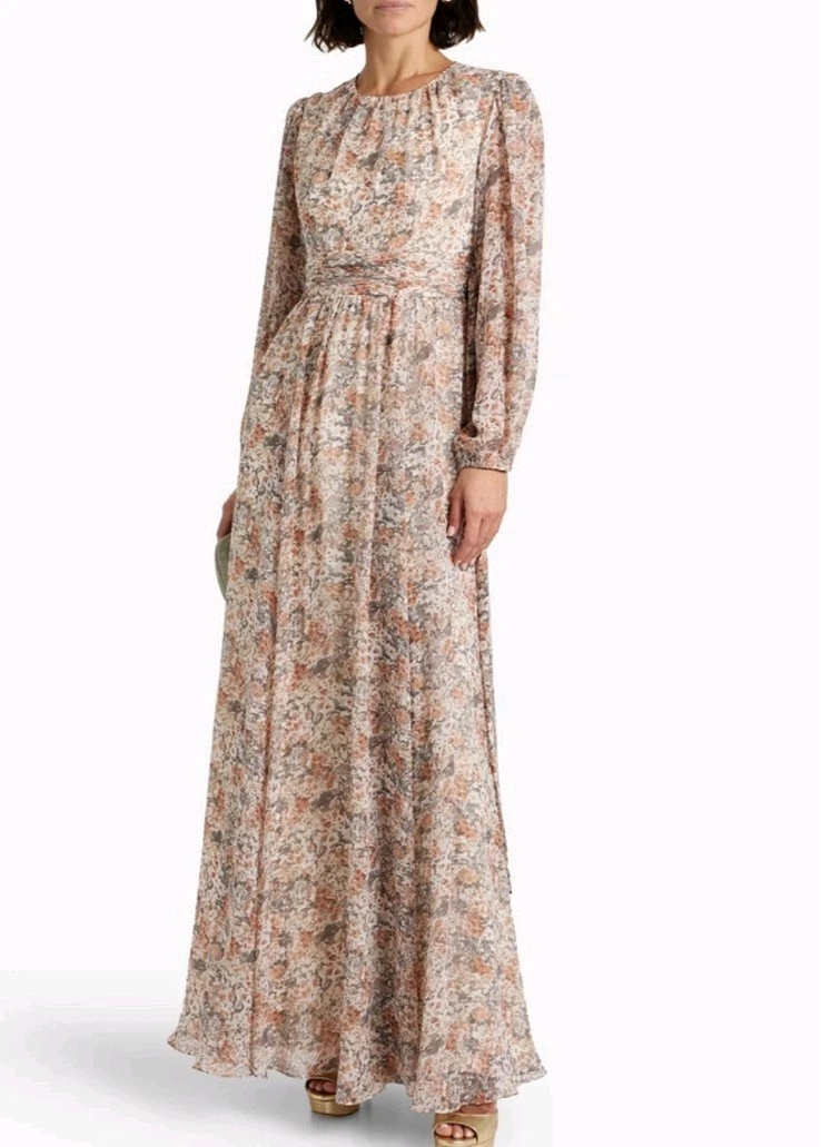 tall skater dresses Tall Linen Look Volume Sleeve Shirred Skater Dress