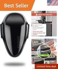 Childproof Oven Door Lock - Easy Install Heat-Resistant, Black