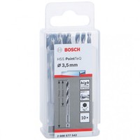 Bosch Hss Spiralbohrer Pointteq Hex, 3,5 X 39 Mm, 10Er-Pack