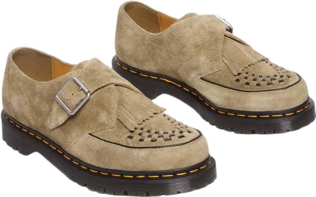 Dr. Doc Martens Ramsey Monk KLT Tan Suede Loafer Men's SZ 12